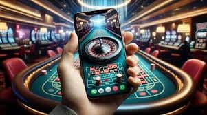 Pengguna membaca promosi harian di ponsel